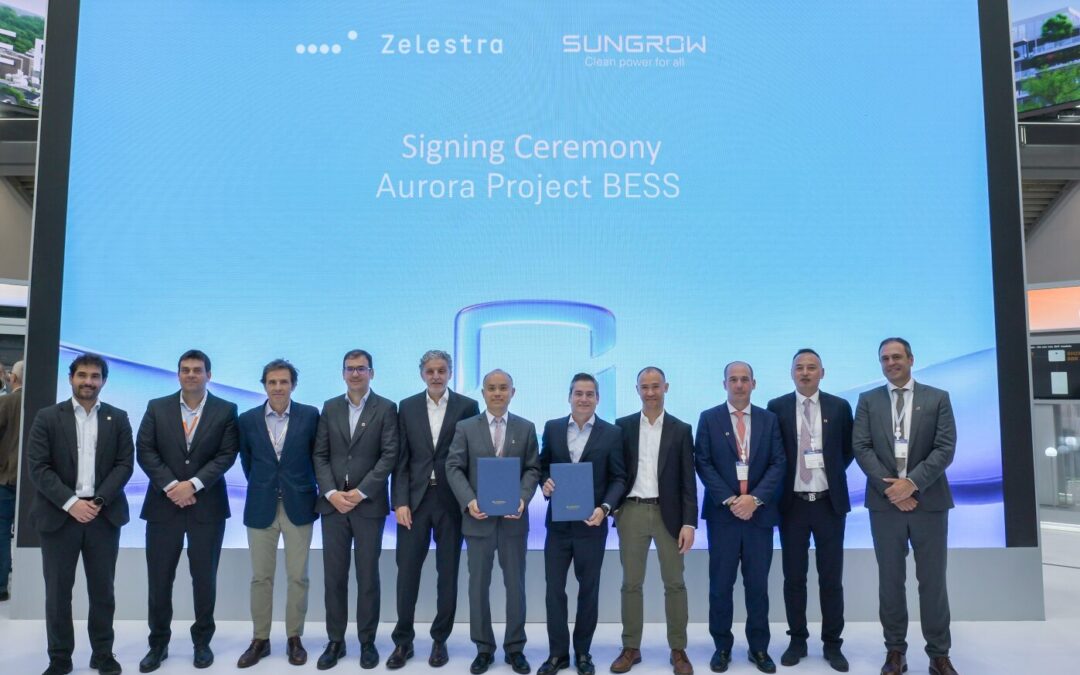 Zelestra signs major BESS agreement with Sungrow for 1 GWh of energy storage at the Aurora hybrid project in Chile